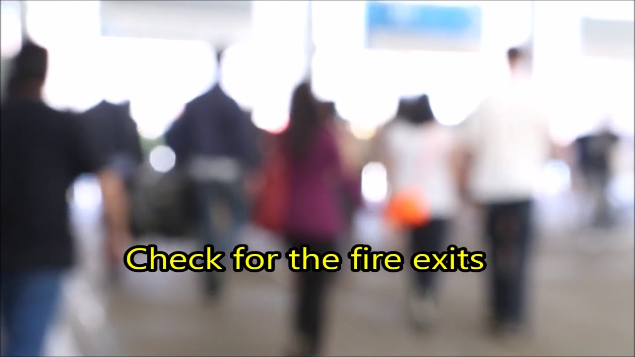Blocked fire exits - fire safety violation
