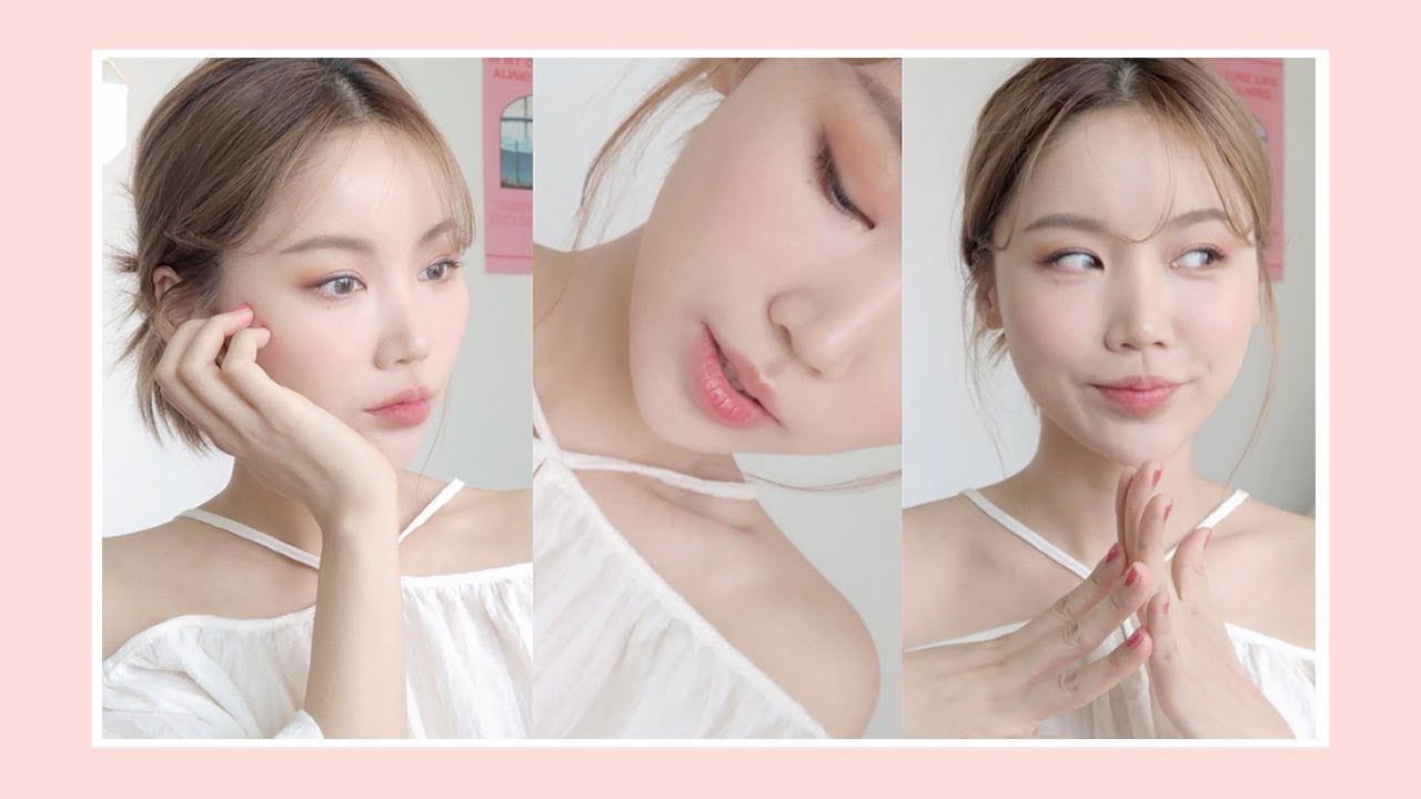 🍒Natural Flushed Look🍒 ft.새로운 제품들! (eng subs) | KindaCool