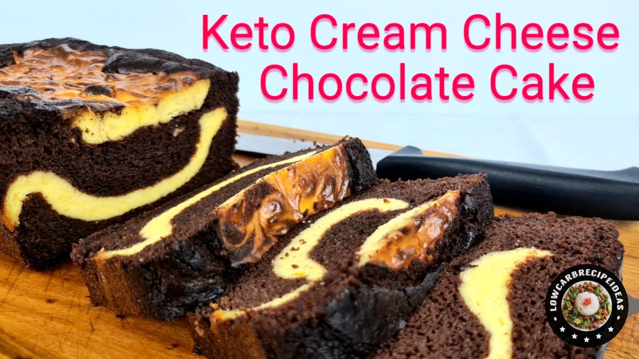 HOW TO MAKE KETO CREAM CHEESE CHOCOLATE CAKE - SOFT, MOIST & DELICIOUS !