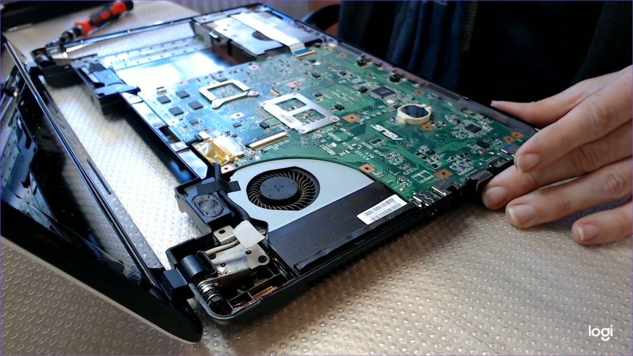 réparation connecteur charge / jack asus k/x53s sans soudure!