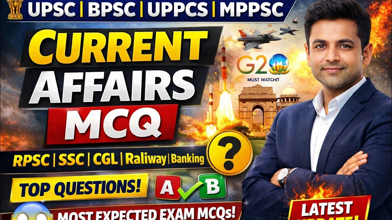 6 February 2026 Current Affairs MCQs | Most Important Questions for UPSC, SSC, PCS & All Exams