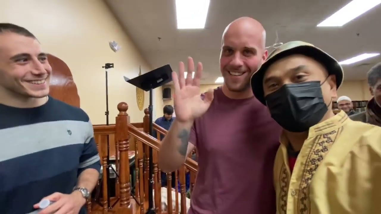 In 1 Nights 3 American Convert to Islam in our Masjid #Syahadat Berjamaah