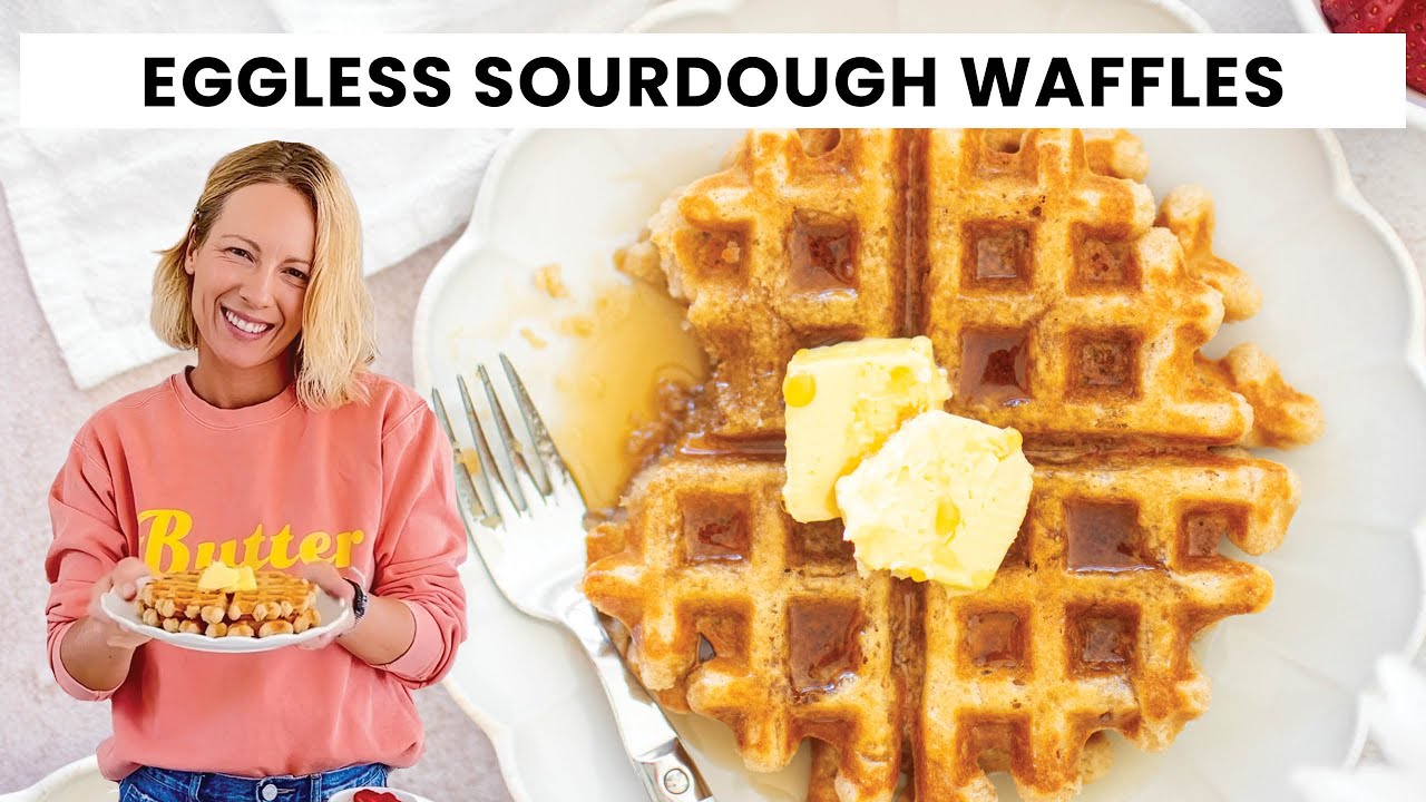 How to Make Eggless Sourdough Waffles That Are Light, Fluffy & Delicious Every Time!