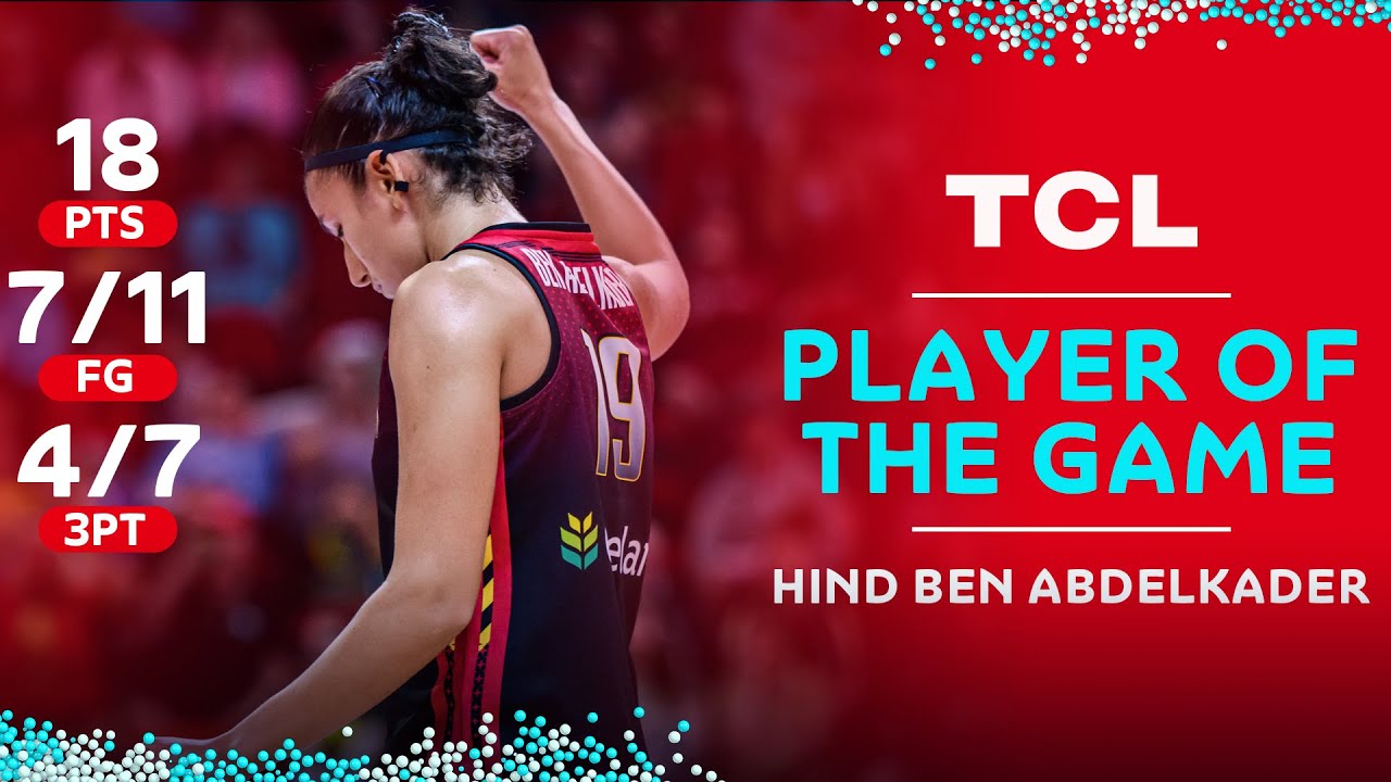 Hind BEN ABDELKADER 🇧🇪 | 18 PTS | 7/11 FG | 4/7 3PT | TCL Player of the Game vs. BIH