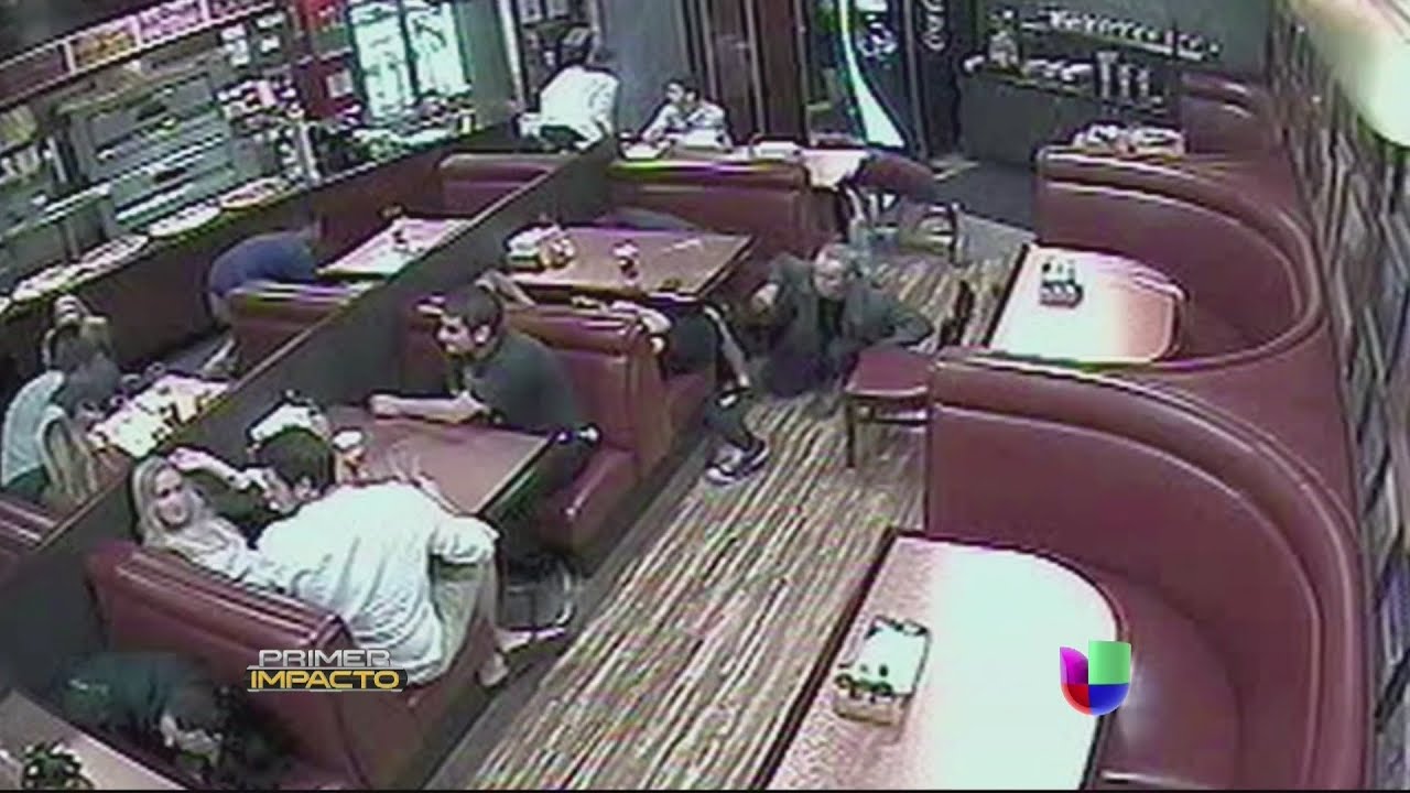 Escenas del tiroteo provocado por el asesino Elliot Rodger en una pizzería
