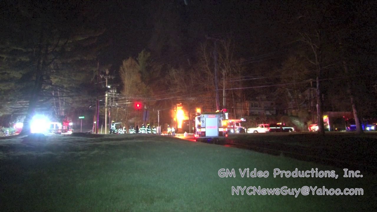 RAW VIDEO - Transformer on fire on Oregon Road, Cortlandt Manor