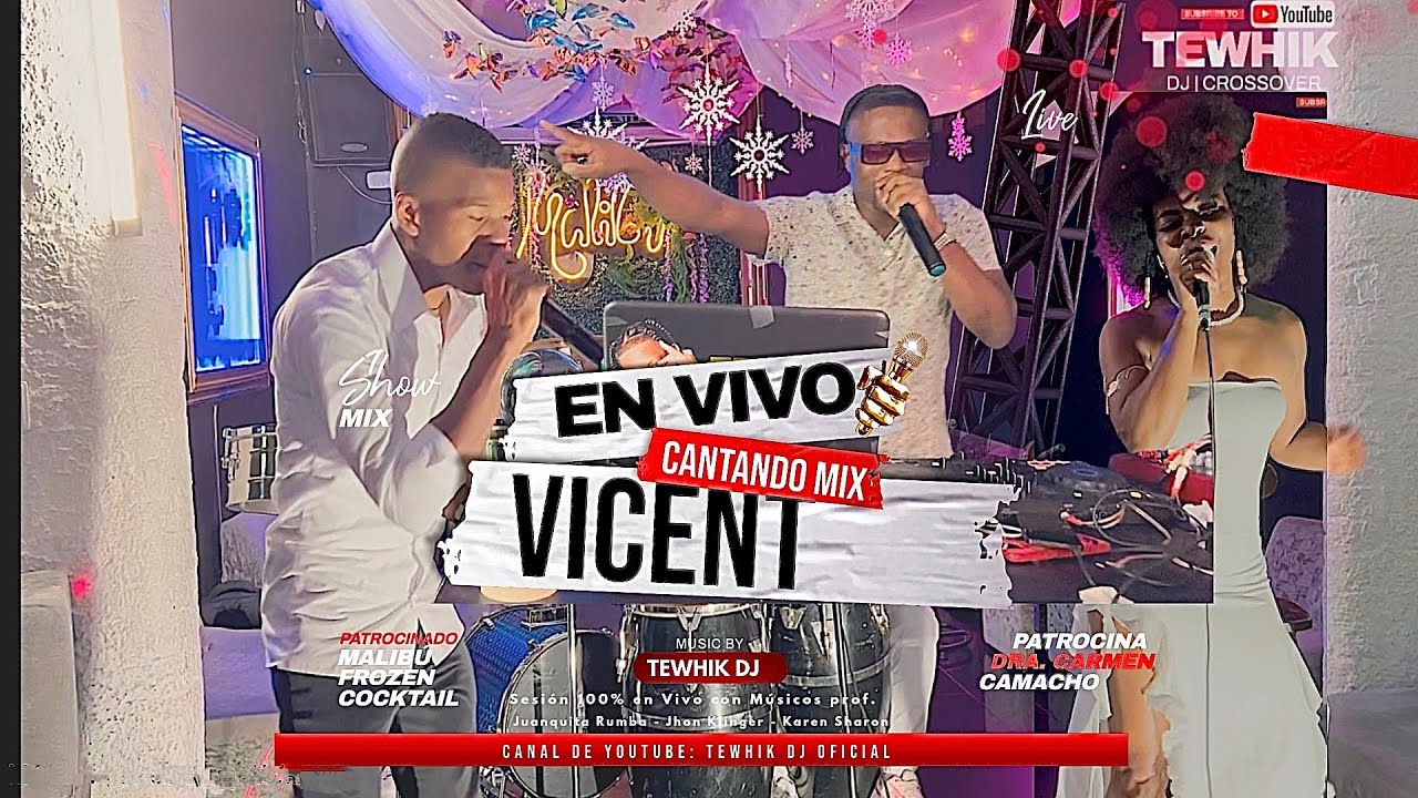 VICENT CANTANDO EN VIVO - SALSA CLASIC & URBANA | MIX ❌ TEWHIK DJ 🎤