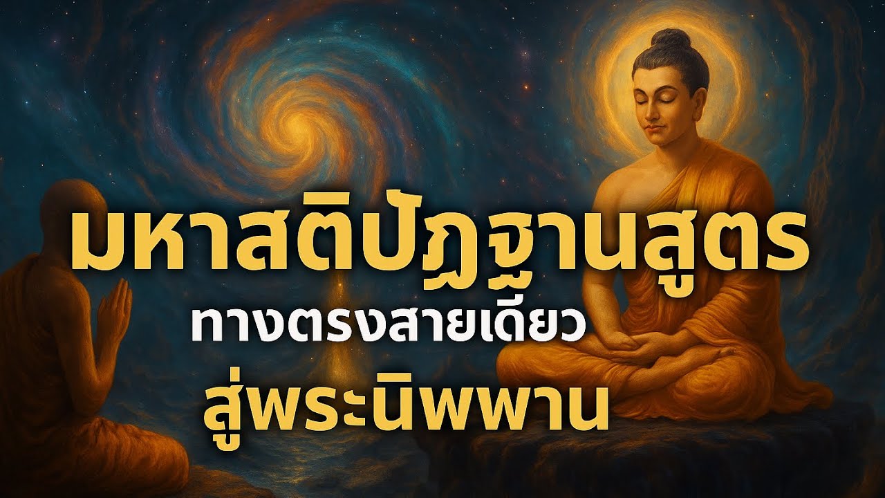 มหาสติปัฏฐานสูตร | ทางตรงสายเดียว สู่พระนิพพาน พระพุทธเจ้าตรัสแสดงแก่พระอานนท์และสาวกทั้งหลาย