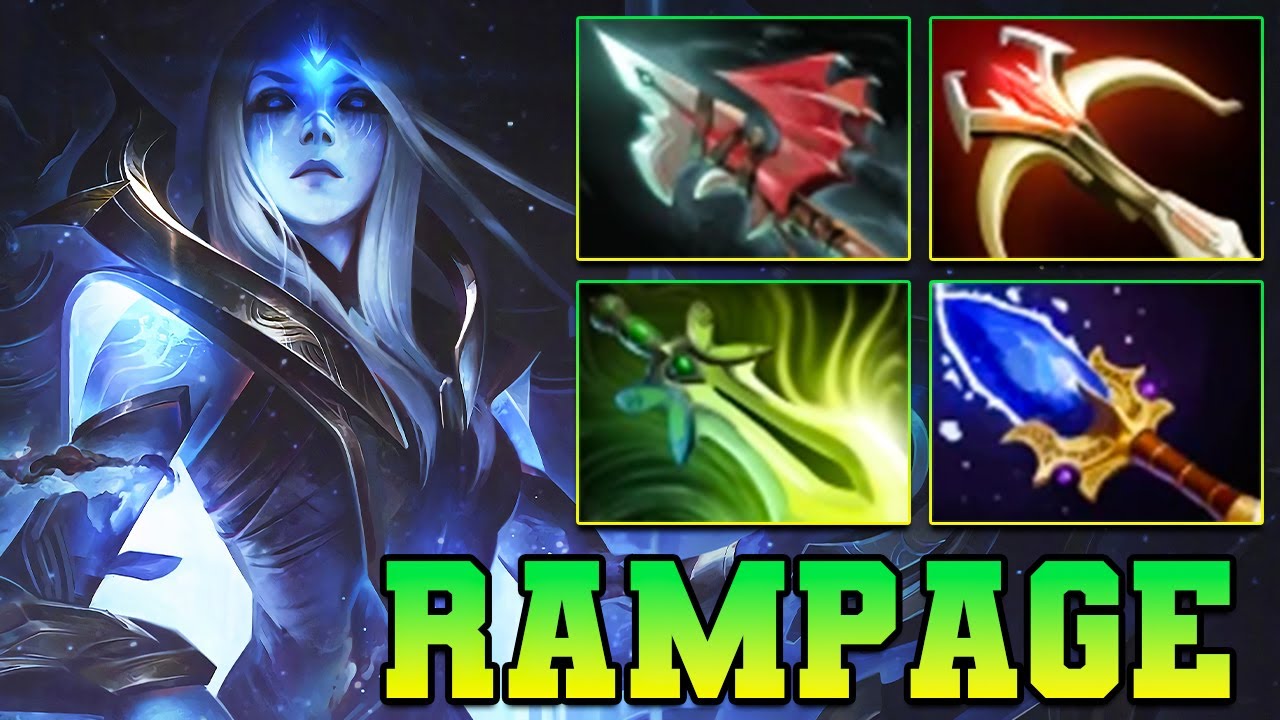 Rampage Drow Ranger Dota 2 !! Dota 2 Drow Ranger Pro Gameplay Build Carry Safelane 7.39