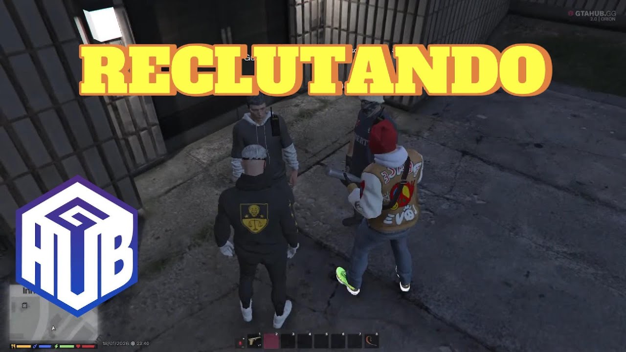 (GTAHUB) ENSEÑANDO A RECLUTAS EN EL SERVER DE GTAHUB