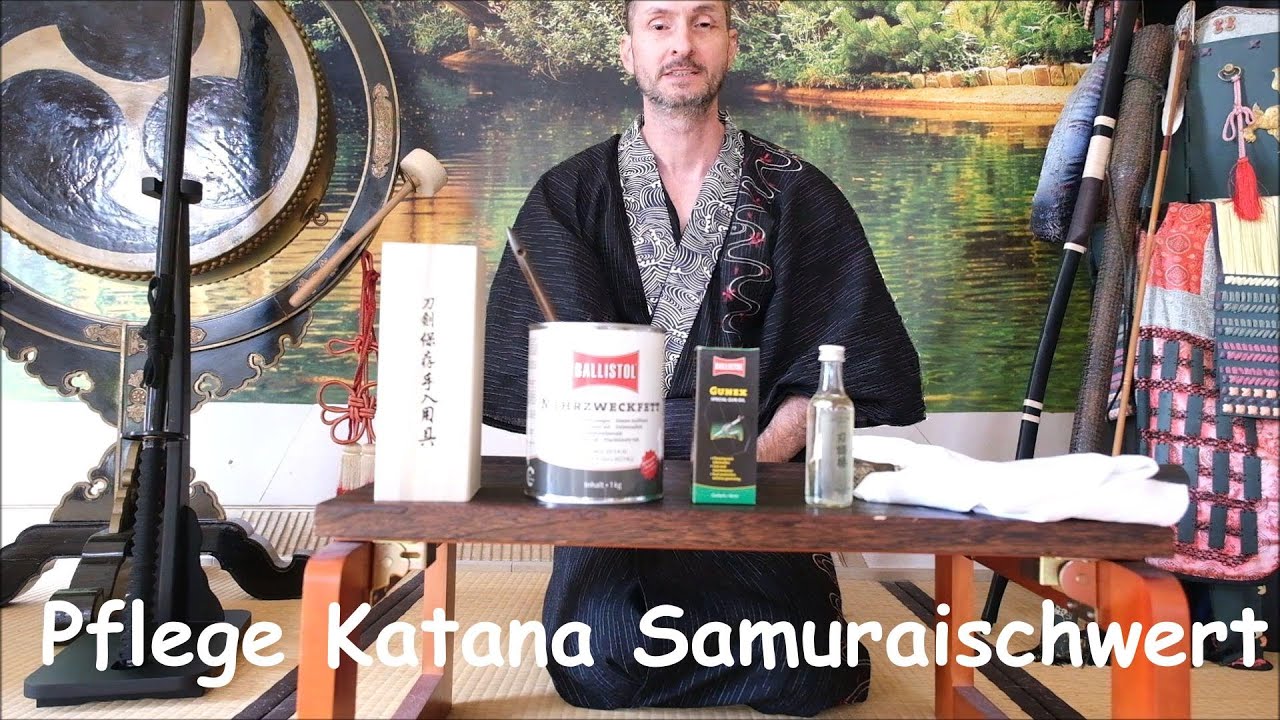 Die richtige Pflege des Katana- Samuraischwert