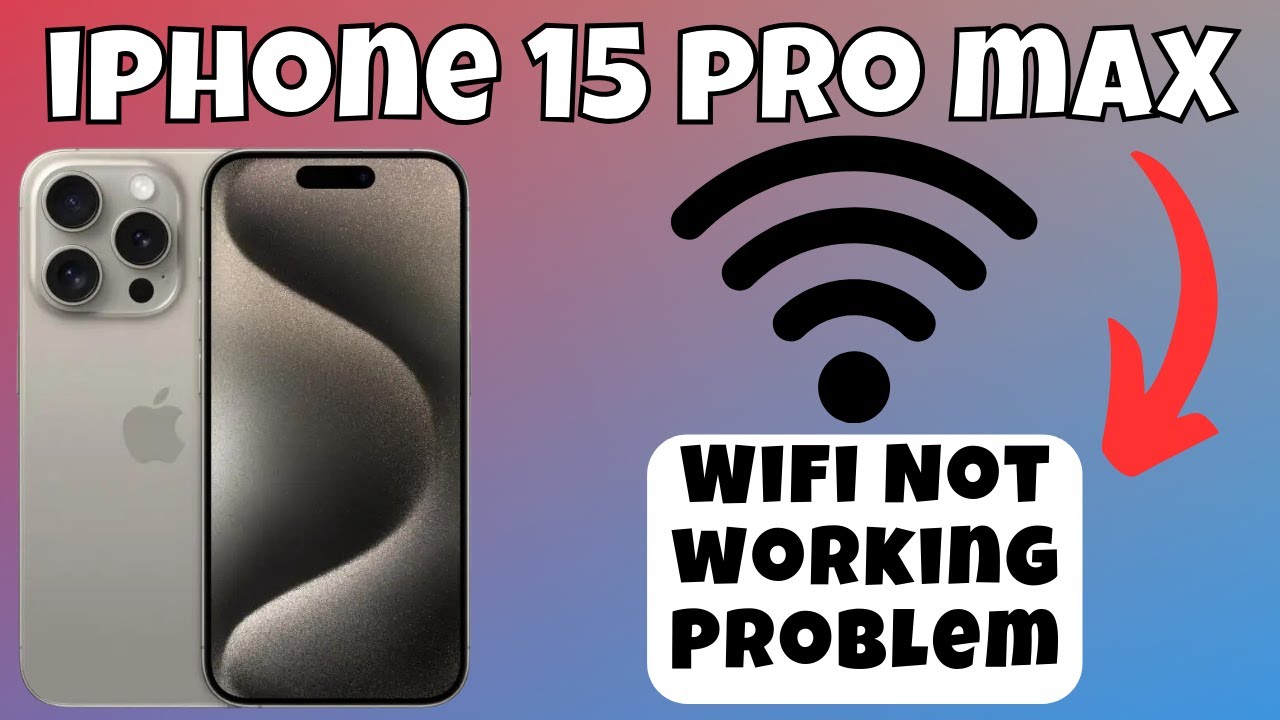 Как исправить проблему с неработающим Wi-Fi на iPhone 15 Pro Max || ios 17