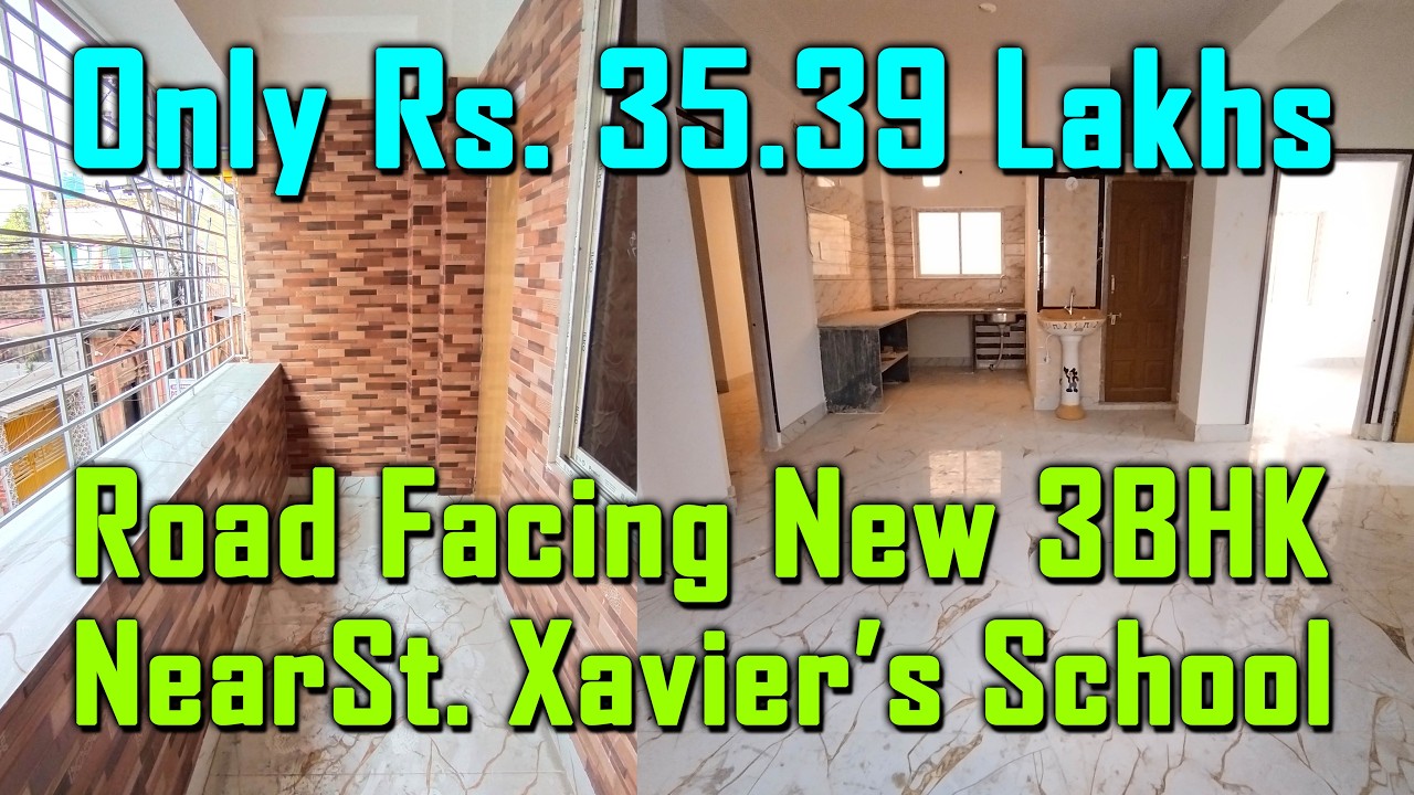 মাত্র 35.39 লাখে নতুন 3BHK ফ্ল্যাট | 3 Side Open with South & Road Facing New 3BHK Only 35.39 Lacs