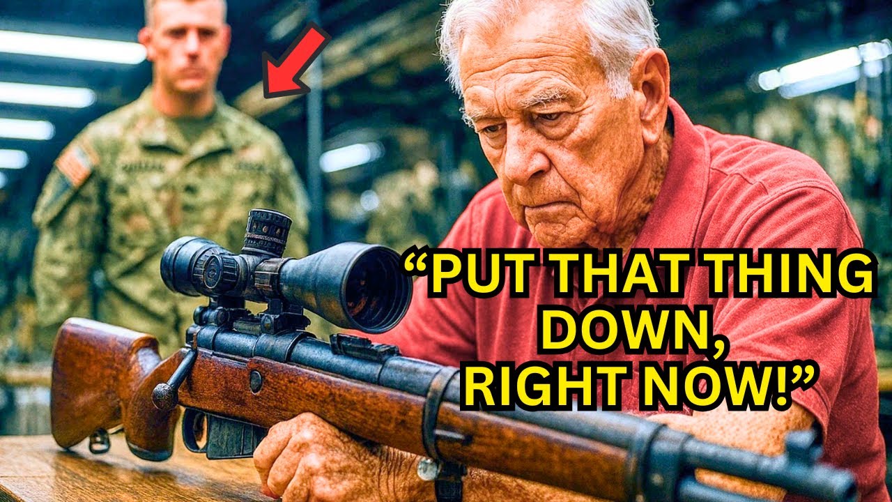 US Delta Force Saw the Old Veteran Cleaning His Rifle — Then Froze When Reading the Engraving