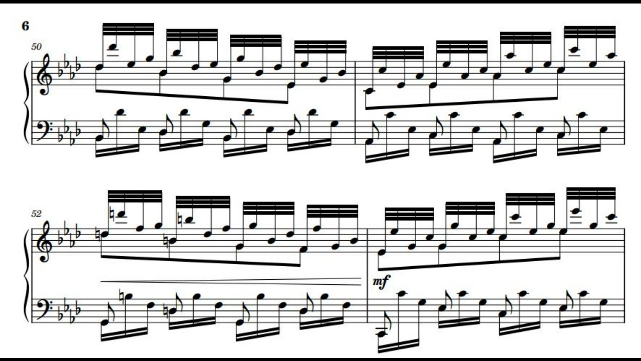 etude in a-flat major (original composition)