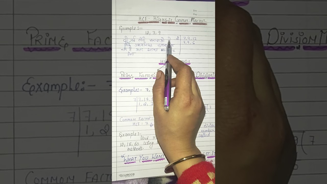 LCM & HCF  Let's Calculate By Parul Tomar