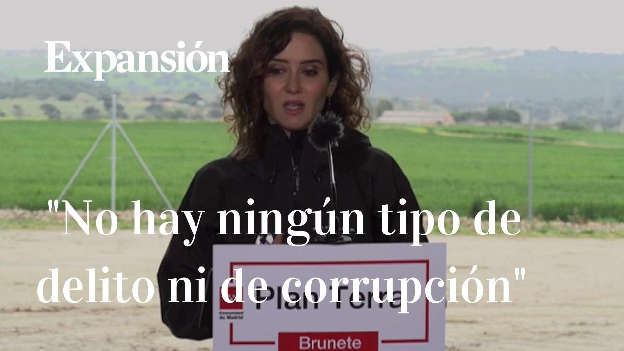 Ayuso sobre el contrato vinculado a su hermano: 