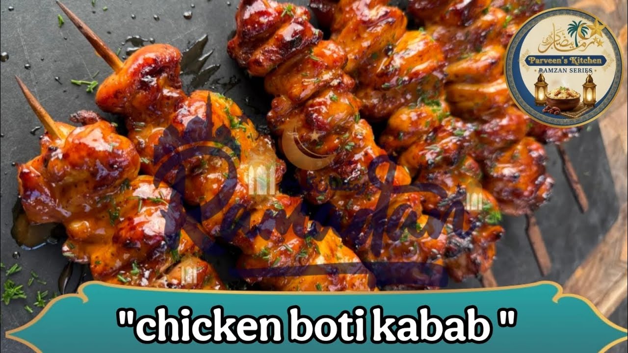 Ramzan series 😇 Chicken boti kabab 😋🤤