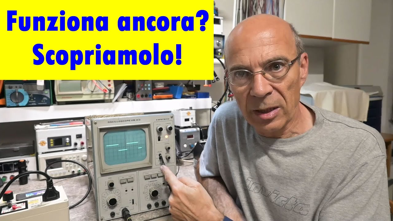 📟 Hameg HM312 Vintage | Come riattivare un Oscilloscopio senza rischi ⚡