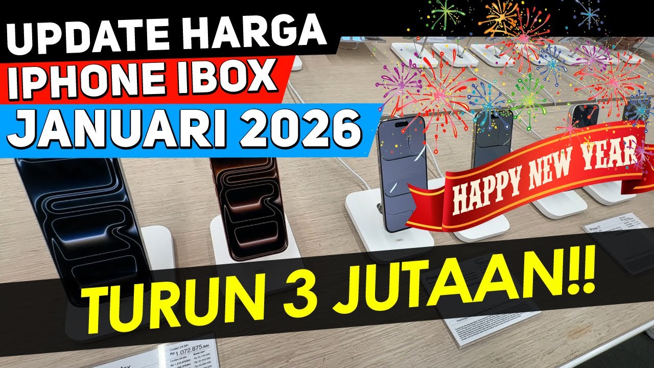 Update Harga iPhone iBox Januari 2026 | Turun Harga di Awal Tahun !