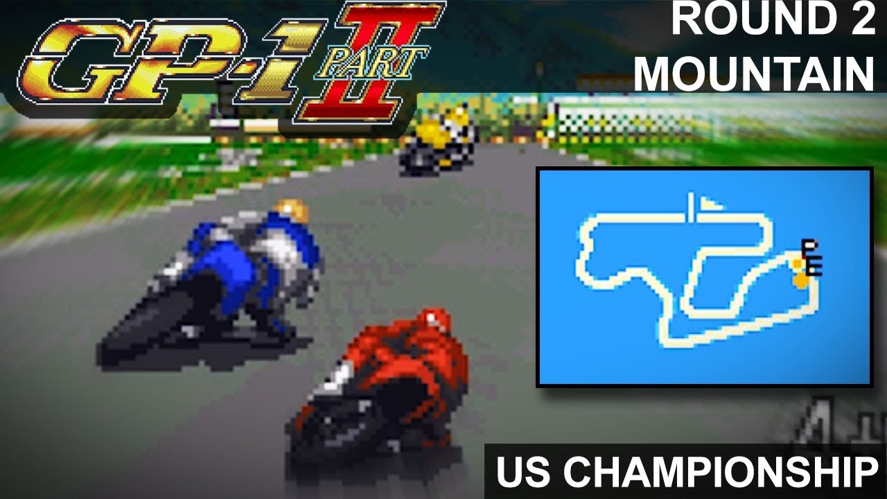 GP-1 Part II (SNES) - US Championship - Round 2: Mountain Gameplay