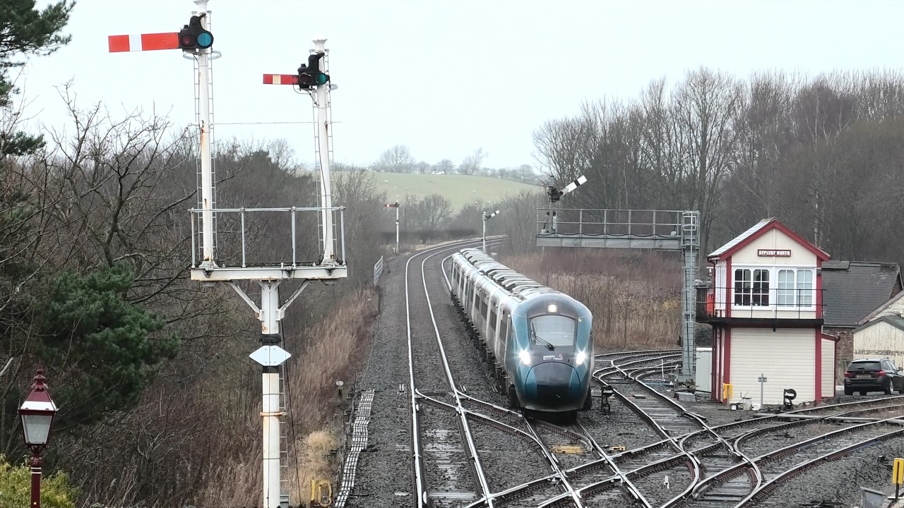 Freight and Avanti Shuttles at Appleby and Carlisle 12 January 2026