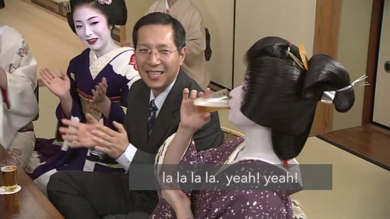 Geisha drinking game:  nuisance neighbor