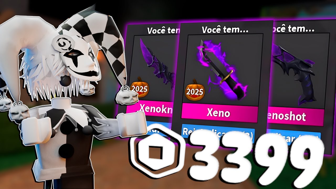 GASTANDO MUITO ROBUX NA NOVA ATUALIZAÇÃO DE HALLOWEEN DO MM2! (Murder Mystery2)