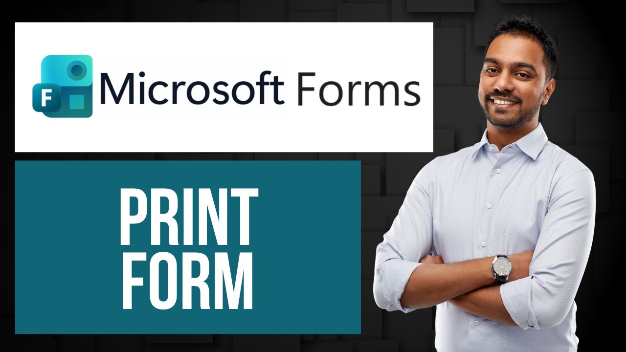 Как распечатать форму в Microsoft Forms | Печать анкеты