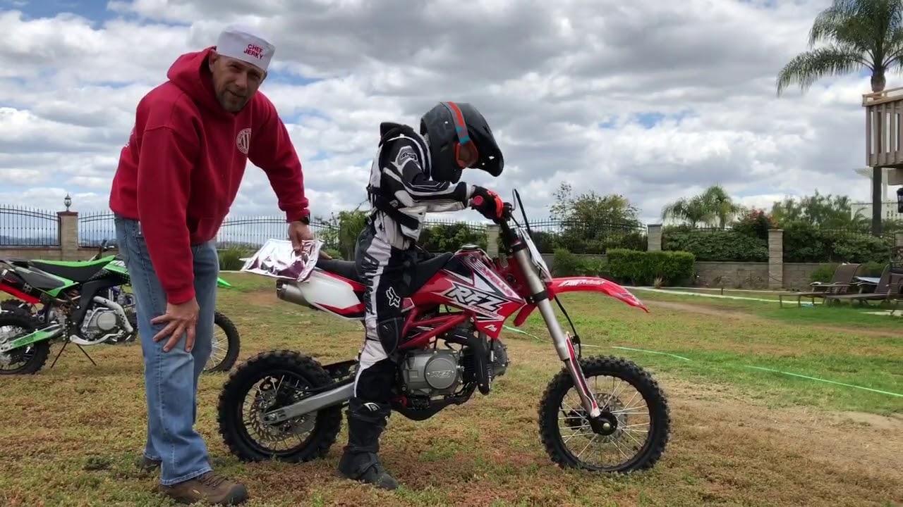 Piranha 140/Apollo 125 DB-x15/ TTR/ CRF 110 pit bike review #2