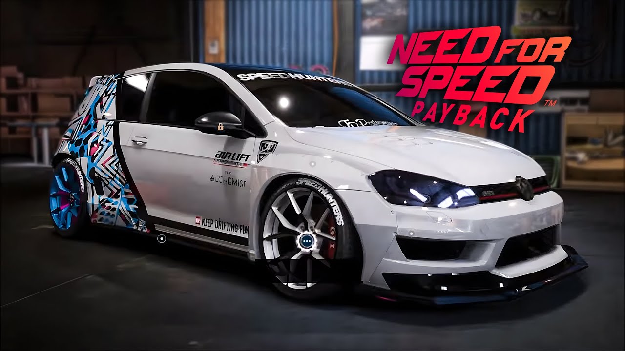 VOLKSWAGEN GOLF GTI Customization - Need For Speed Payback