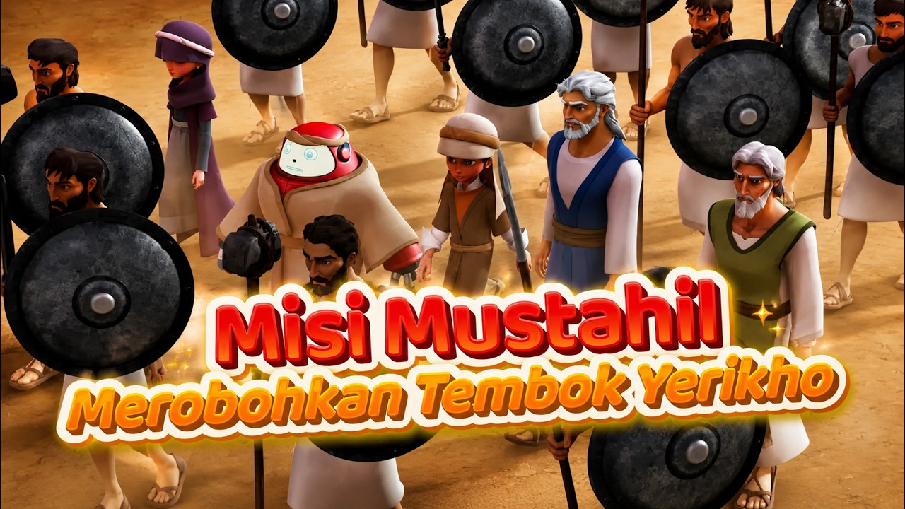 SUPERBOOK INDONESIA - KISAH RAHAB MEROBOHKAN BENTENG YERIKHO | Full Video
