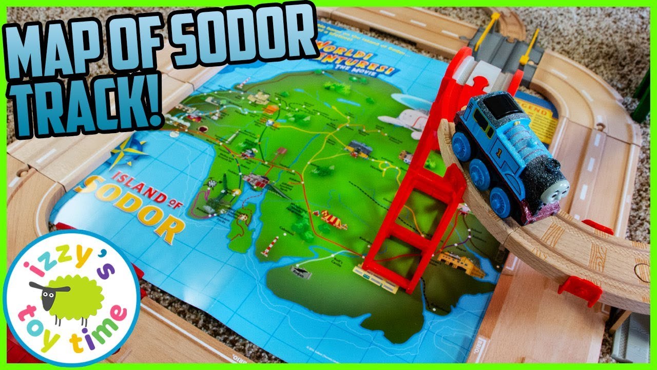 Sodor Map Train and Car City! Fun Toy Trains and Toy Cars