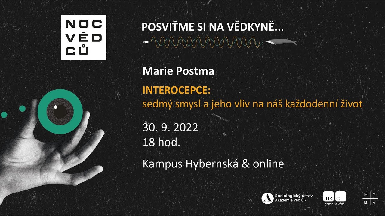 Marie Postma: Interocepce – sedmý smysl a jeho vliv na náš každodenní život