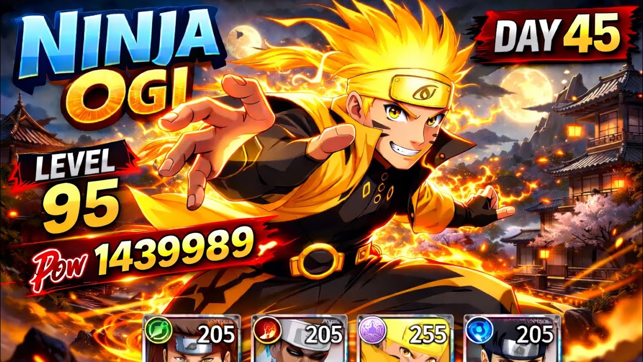 Day 45 || Gameplay Ninja Ogi 🎮