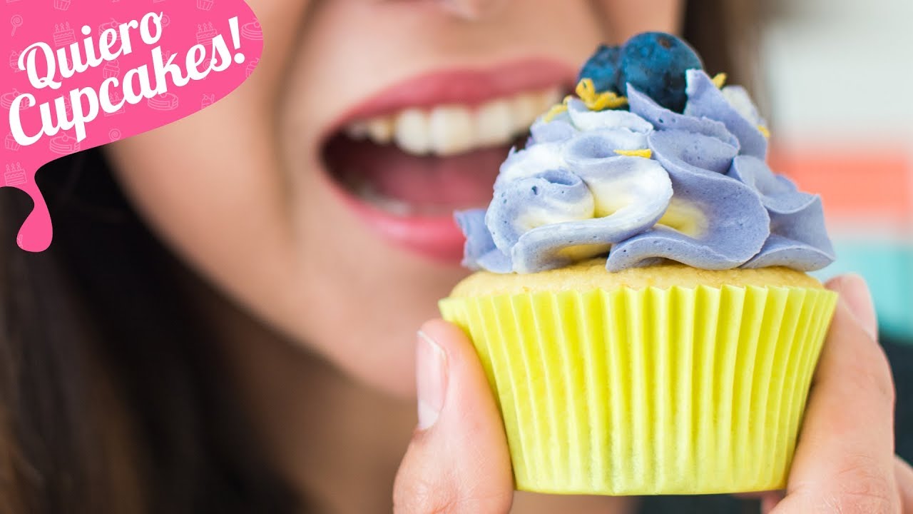 CUPCAKES DE LIMÓN Y ARÁNDANOS | Boquillas twist twist | Quiero Cupcakes!