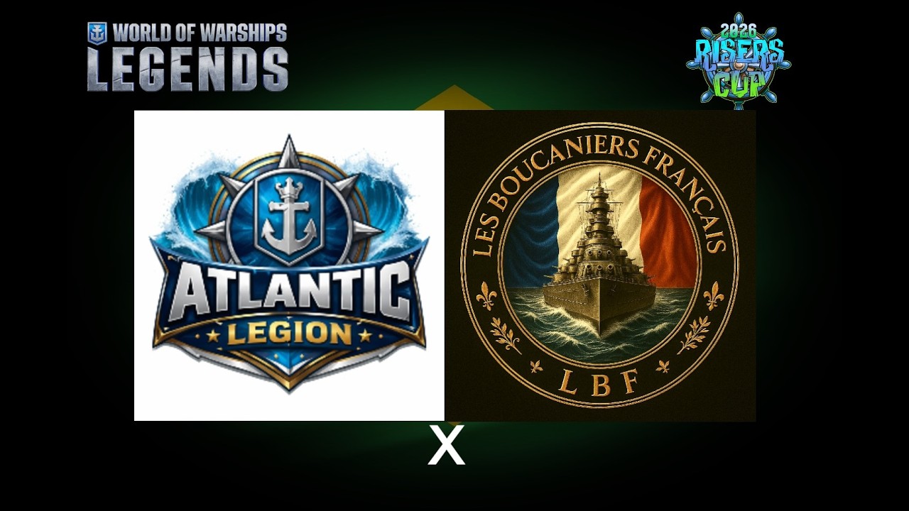 RISE CUP - FASE DE GRUPOS - ATLANTIC LEGION (BRASIL) X LER BUCCANIERS (FRANÇA) WORLD OF WARSHIPS