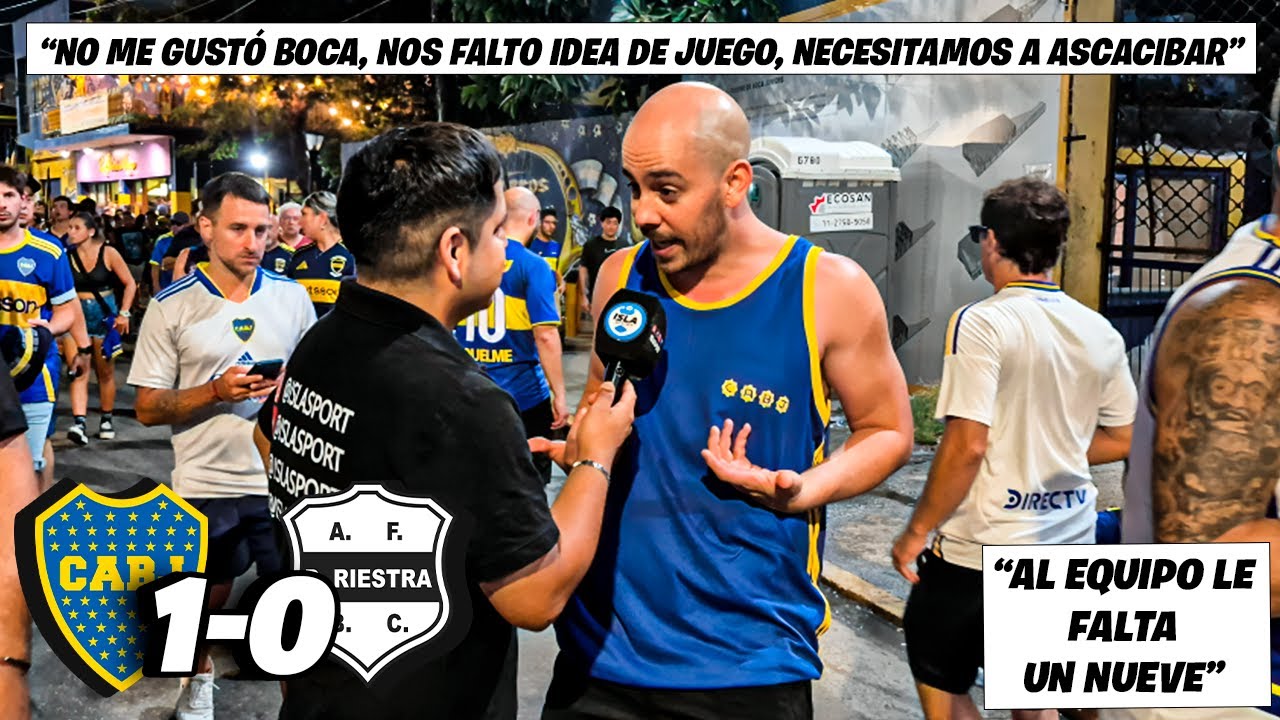 REACCIÓN CON HINCHAS 🎙🇸🇪 - BOCA 1-0 RIESTRA - FECHA 1 - LIGA ARGENTINA - APERTURA🏆
