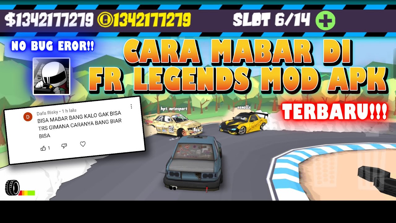 CARA MABAR DI FR LEGENDS MOD APK!!!!