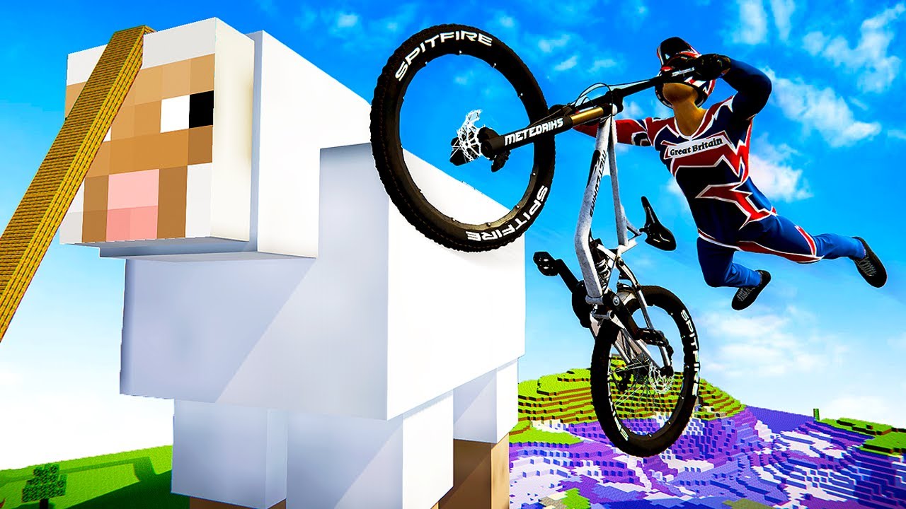 НОВЫЙ велопоход Minecraft — это просто БЕЗУМИЕ! — Игровой процесс Descenders