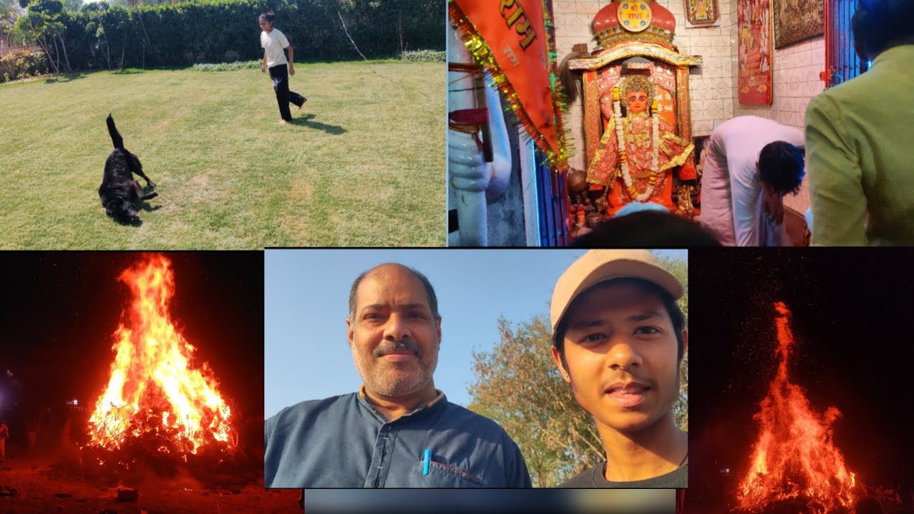 Agle Din Ki Shuruwat Bruno Ke Saath 🐾 | Visit to Shri Hari & Doctor Hanuman Mandir 🌸