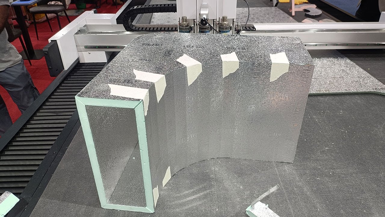HVAC CNC PRE-INSULATED PHENOLIC DUCT CUTTING MACHINE | AMOR CNC