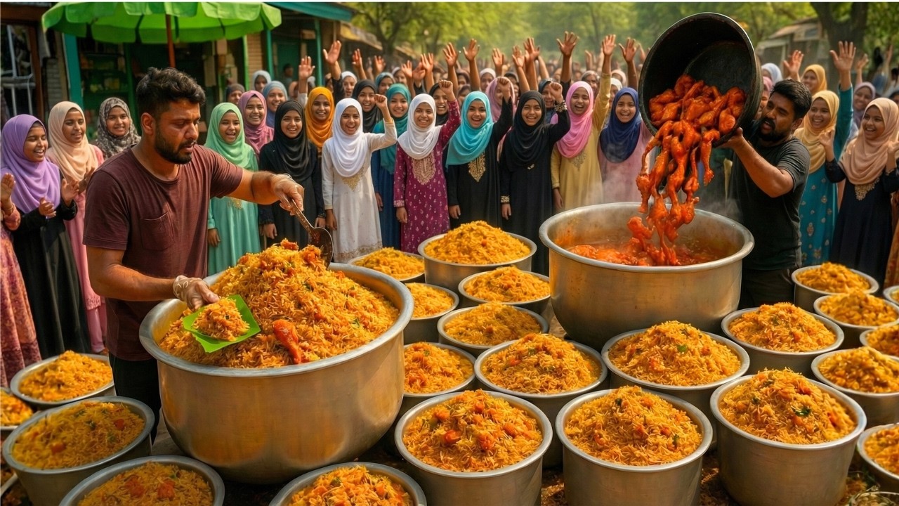 MASSIVE PREP: 1,500 VIP Iftar Thalis from Start to Finish 🥘 4K HDR ASMR