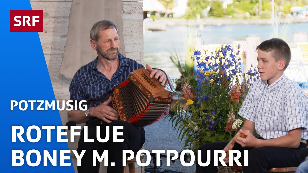 Schwyzerörgeliquartett Roteflue: Boney M. Potpourri | Potzmusig | SRF