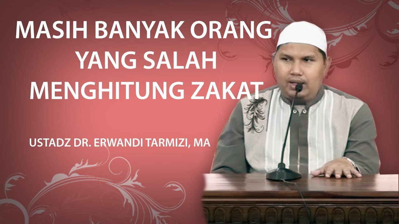 Masih banyak yang salah menghitung zakat - DR  Erwandi Tarmizi, MA