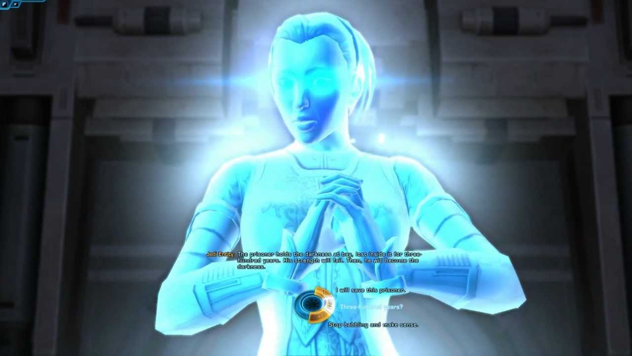 SWTOR: Springing Revan out of prison with the help of the Exile (The Jedi Prisoner quest)
