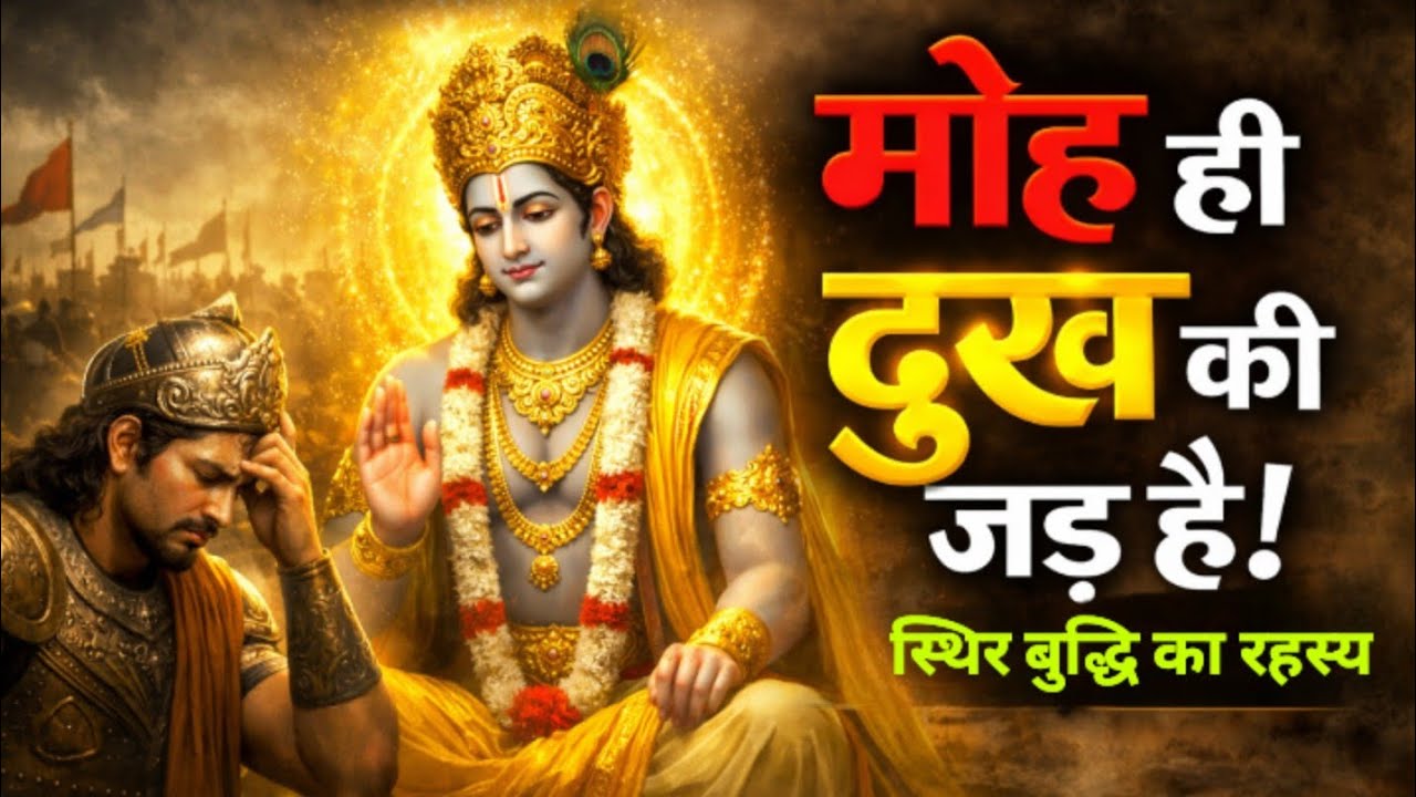 Moh Hi Dukh Ki Jad Hai | Sthir Buddhi Ka Rahasya | Bhagwad gita Gyan