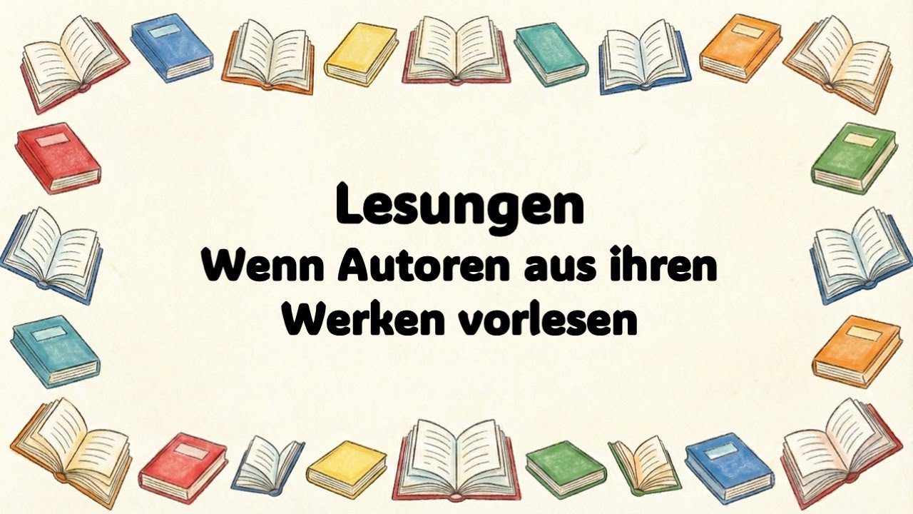 Lesungen - Wenn Autoren aus ihren Werken vorlesen