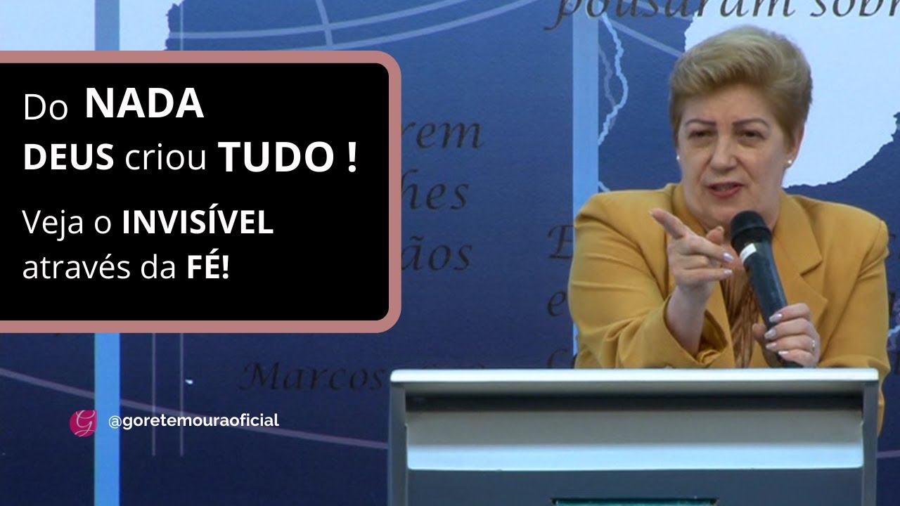 Do NADA, DEUS criou TUDO | Veja o INVISÍVEL através da FÉ!