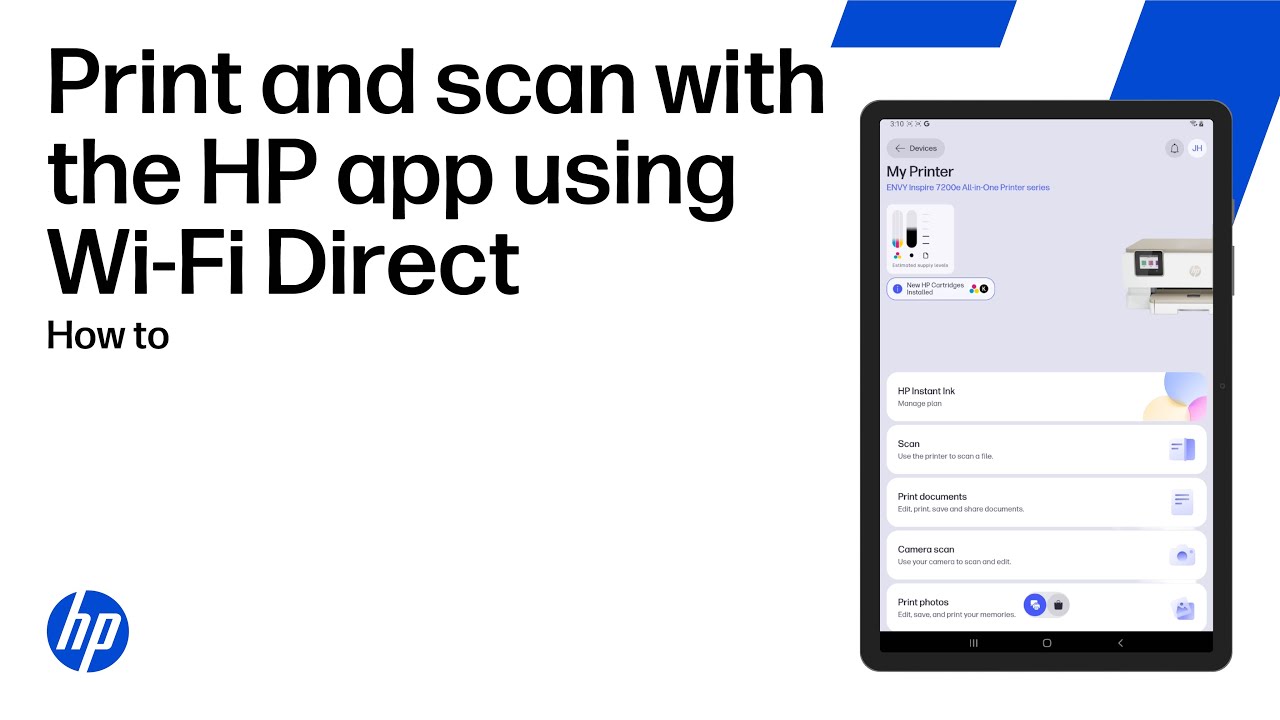 Печать и сканирование с помощью приложения HP через Wi-Fi Direct | Принтеры HP | Поддержка HP